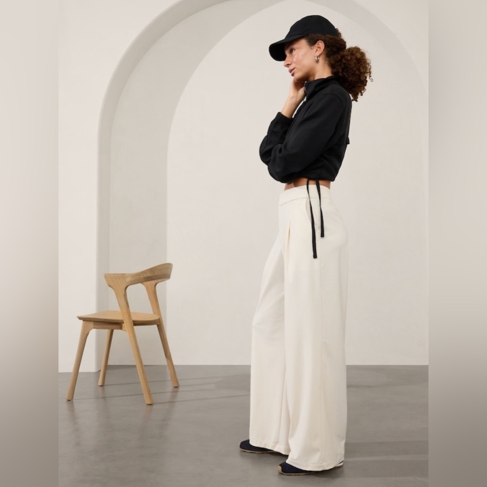 NWT Athleta Pinnacle Bone Trouser Size 6/P - Picture 5 of 9